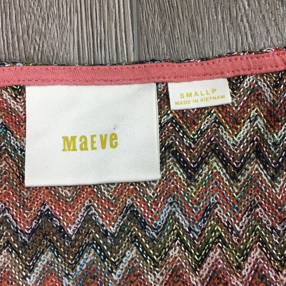 Maeve Anthropologie Westwater Knit Dress Sleeveless Flared Multicolor Small P - Picture 2 of 6